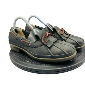 UGG Nubuck Slip On Loafer Driving Shoe Green Size 7.5 Women Comfort Boat